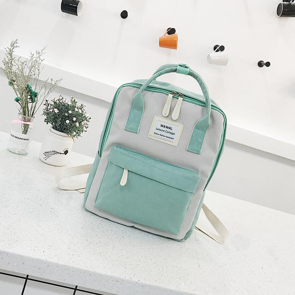 Retro Korean Canvas Backpack