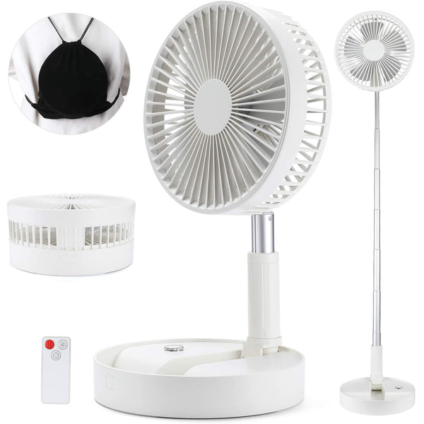 Foldable mini shaking head fan humidifier