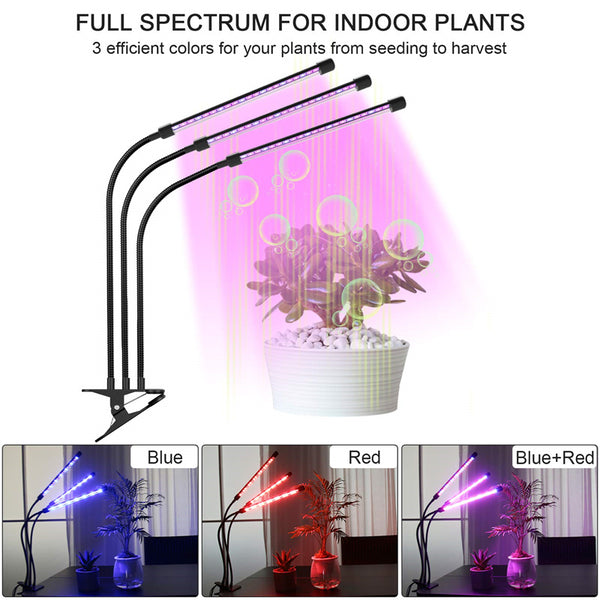 Grow Lights Plant Light for Indoor Plants Lamps Auto ON/Off Timer LED Grow Light