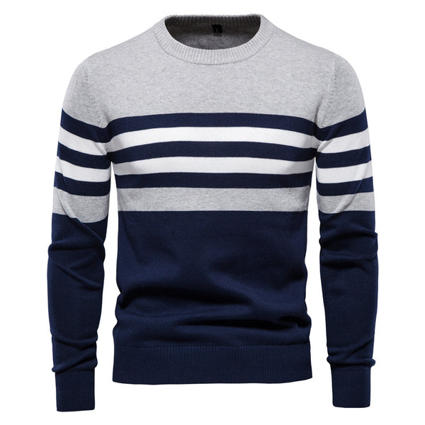 Sky Madrid Homer Striped Pullover