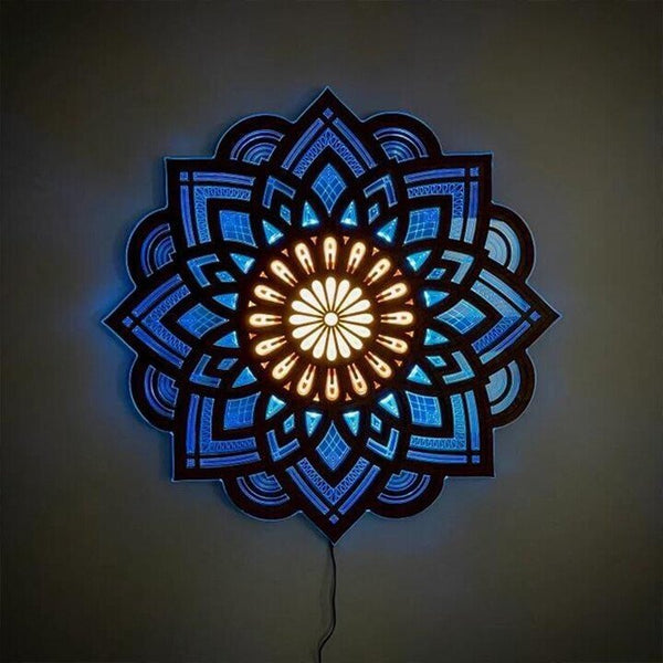 Handmade Mandala Wall Lamp