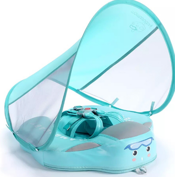 Baby safety swimming pool buoy with sunshade