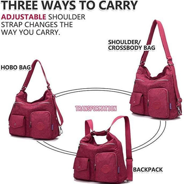 Waterproof Shoulder Bag Travel Backpack