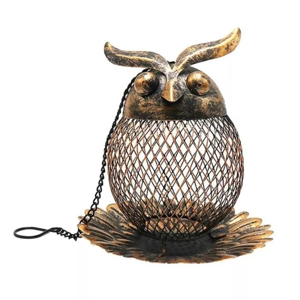 Vintage Owl Bird Feeder