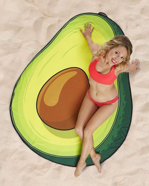 Fun Shaped Beach Towel - Rainbow