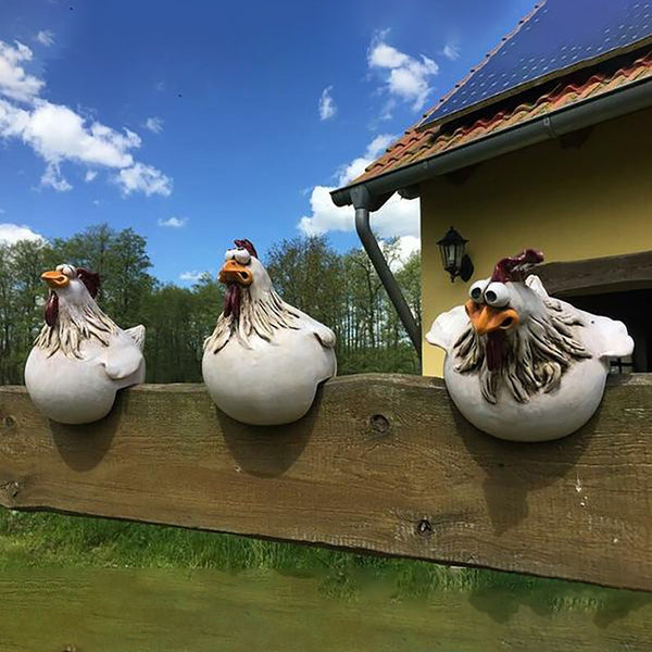 Chicken Farm Farm Art-Backyard Decoration Courtyard Chicken Decoration