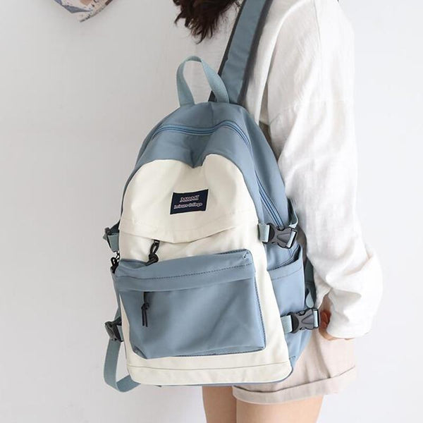 Twin Color School Backpack