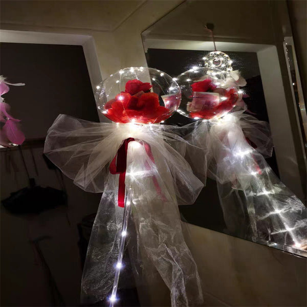 Mother's Day Led Balloon Rose Bouquet