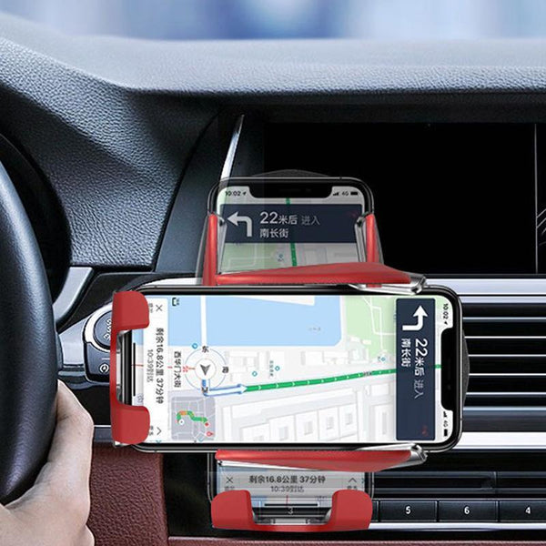 Smart wireless autosensing car phone holder charger