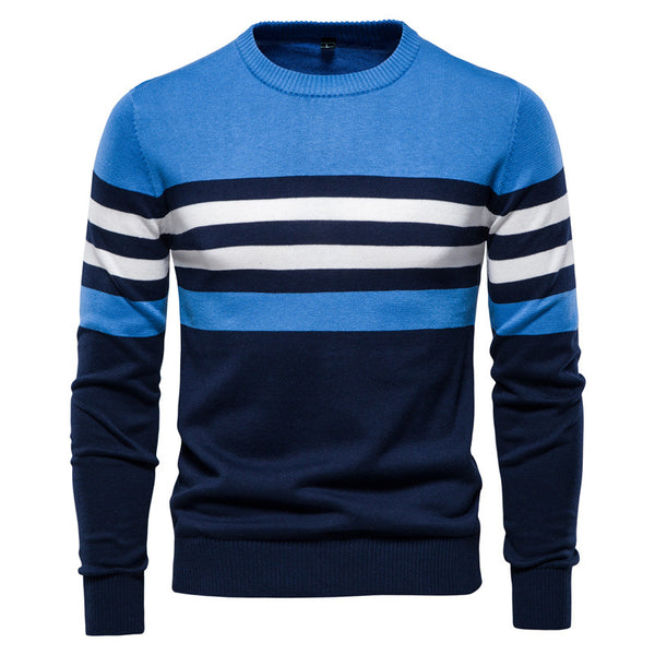 Sky Madrid Homer Striped Pullover