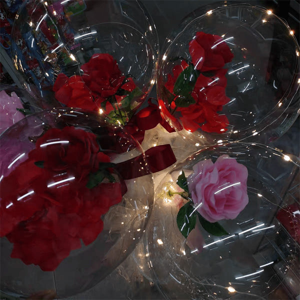 Mother's Day Led Balloon Rose Bouquet