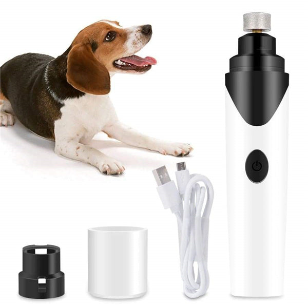 Electric Dog Nail Grinder - Pet Nail Trimmer - Soft Pet Paws