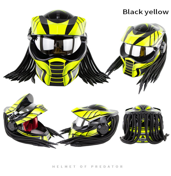 Motorcycle Predator Flip-Up Helmet