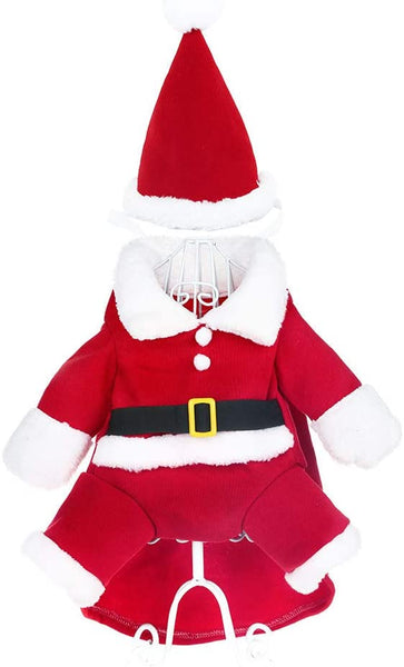 Holiday Walking Santa Pet Dog Costume