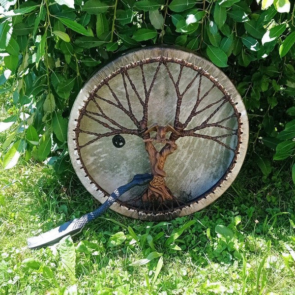 🥁Shaman drum "Tree of life" Siberian drum Spirit music