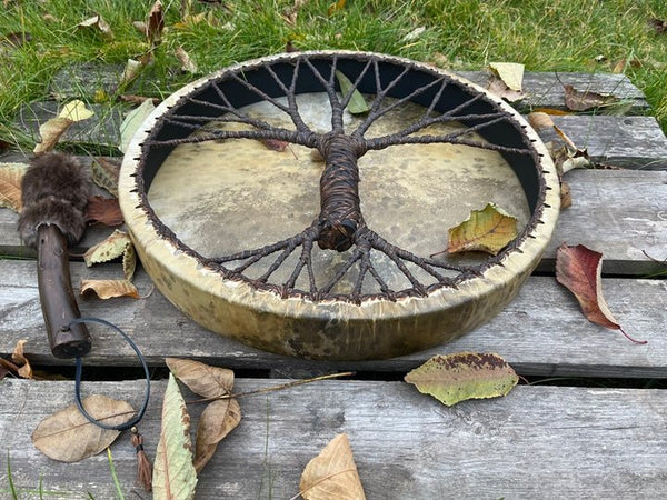 🥁Shaman drum "Tree of life" Siberian drum Spirit music