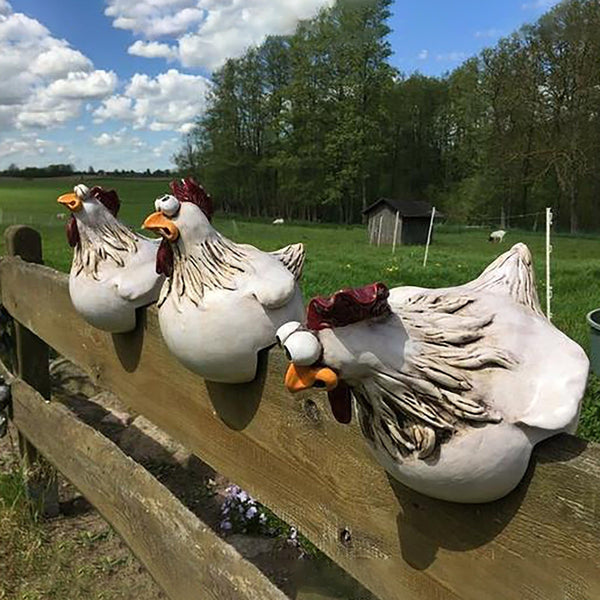 Chicken Farm Farm Art-Backyard Decoration Courtyard Chicken Decoration
