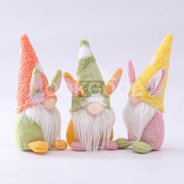Spring Plush Bunny Gnome Doll For Easter Gift