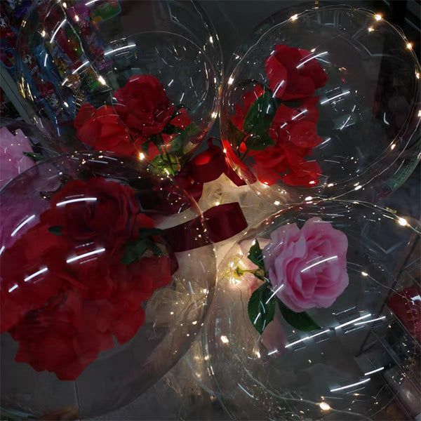Mother's Day Led Balloon Rose Bouquet