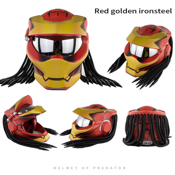 Motorcycle Predator Flip-Up Helmet
