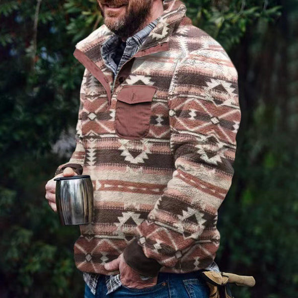 Romanado Fleece Jacket Cow Print Button Jacket Houndstooth Jacket Funny Gifts