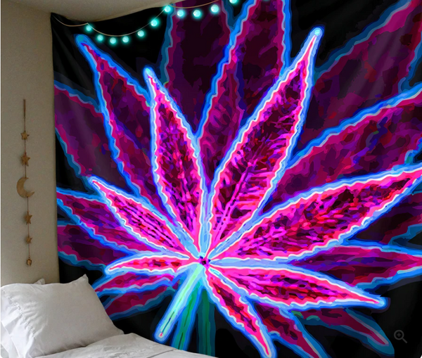 Purple Leaf Tapestry