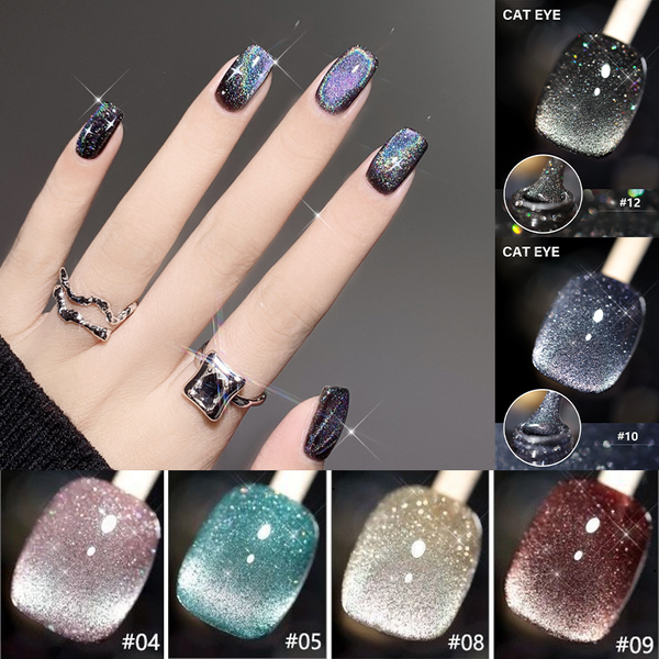Laser Diamond Cat Eye Nail Polish