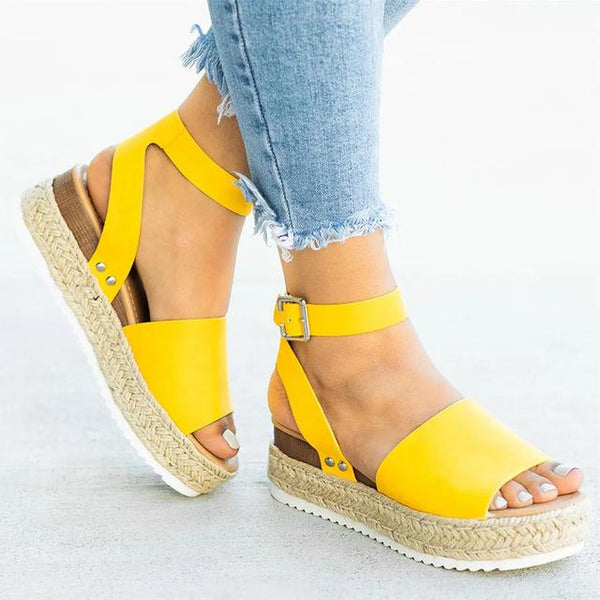 Platform Wedge Sandal Shoes for Bunion Rectification
